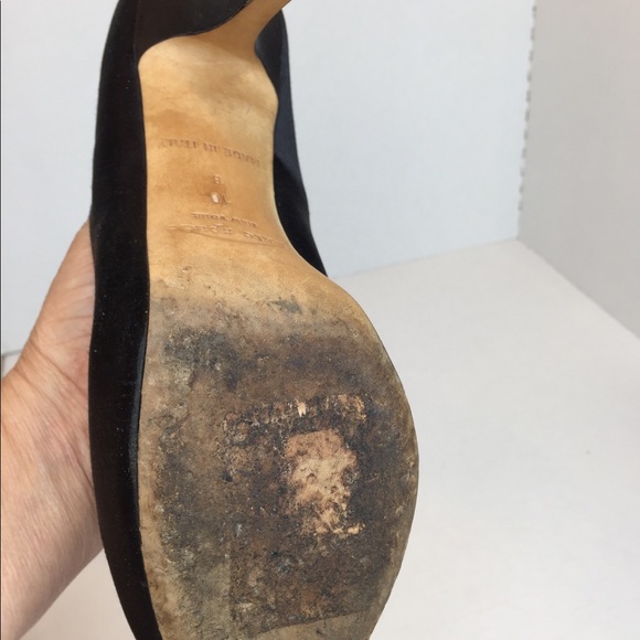 Kate Spade Satin Heels With Sequined Ruffles - Picture 8 of 8